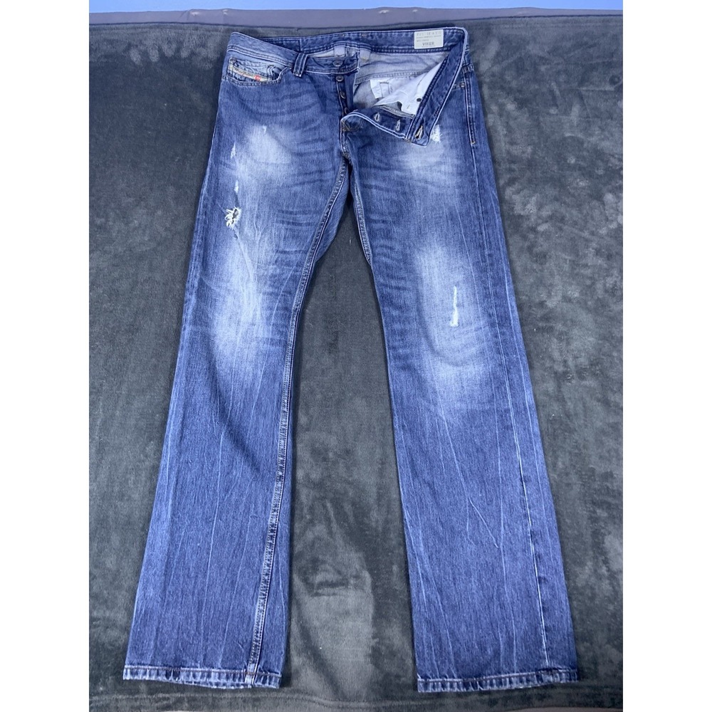 Diesel Industry Viker Regular Straight Blue‎ Jeans Men's Sz 31